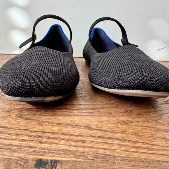 New Rothy's The Square Mary Jane Shoes Flats Black Women's Size 7 - Picture 4 of 7